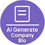 AI Company Bio Generator